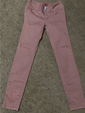 Wax Jean Women's Skinny Jeans in Dusty Rose
